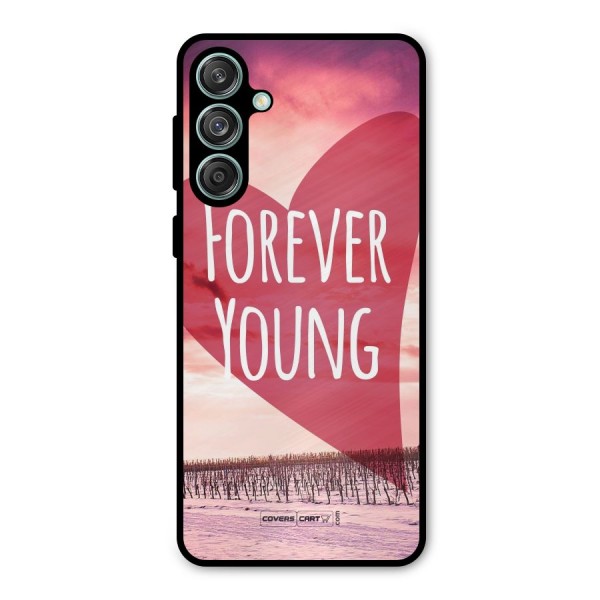 Forever Young Metal Back Case for Galaxy M55 5G