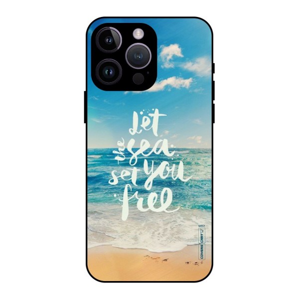 Free Sea Metal Back Case for iPhone 14 Pro Max