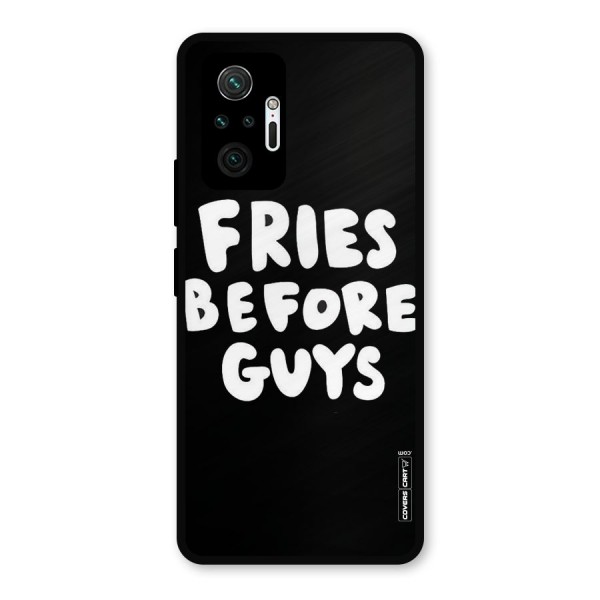 Fries Always Metal Back Case for Redmi Note 10 Pro