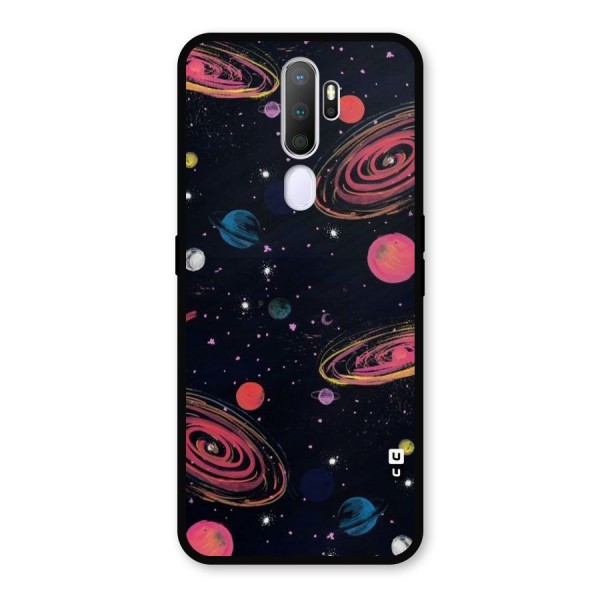 Galaxy Beauty Metal Back Case for Oppo A9 (2020)
