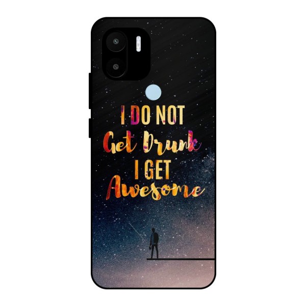 Get Awesome Metal Back Case for Redmi A1+