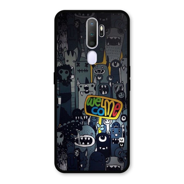 Ghost Welcome Metal Back Case for Oppo A9 (2020)