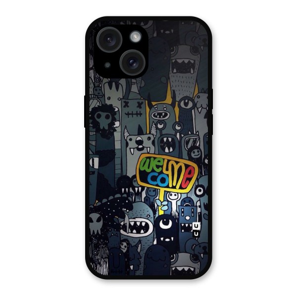 Ghost Welcome Metal Back Case for iPhone 15