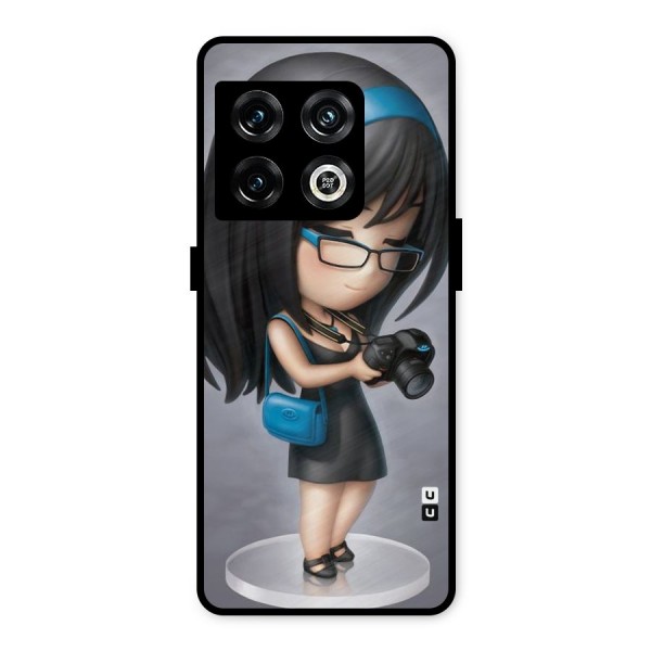 Girl With Camera Metal Back Case for OnePlus 10 Pro 5G