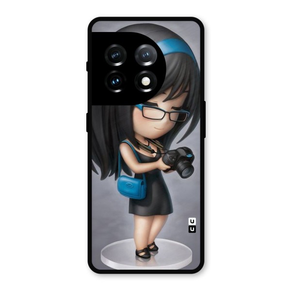 Girl With Camera Metal Back Case for OnePlus 11