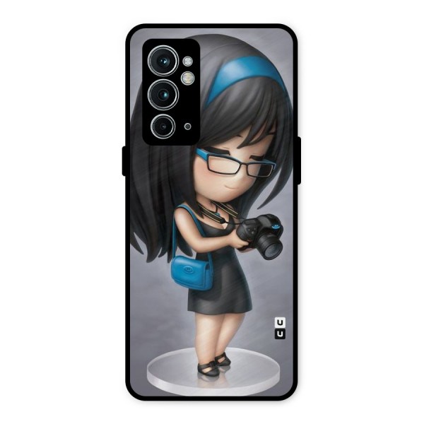 Girl With Camera Metal Back Case for OnePlus 9RT 5G