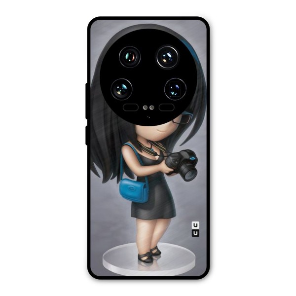 Girl With Camera Metal Back Case for Xiaomi 14 Ultra