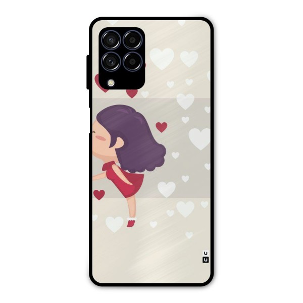 Girl in Love Metal Back Case for Galaxy M53 5G