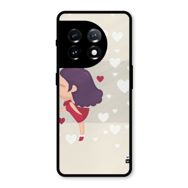 Girl in Love Metal Back Case for OnePlus 11