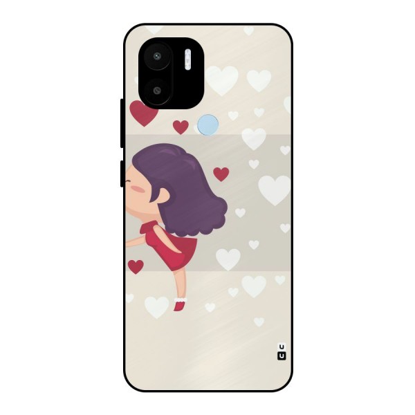 Girl in Love Metal Back Case for Redmi A1+