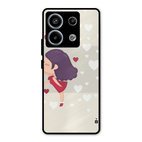 Girl in Love Metal Back Case for Redmi Note 13 Pro 5G