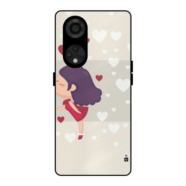 Girl in Love Metal Back Case for Reno8 T 5G