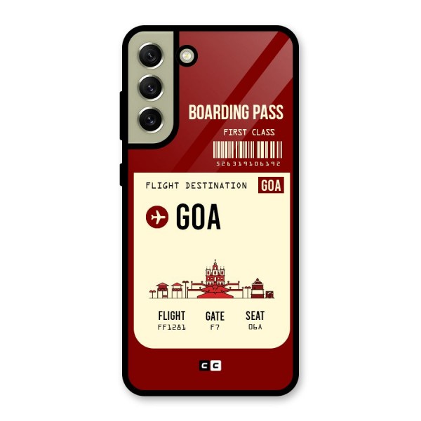 Goa Boarding Pass Metal Back Case for Galaxy S21 FE 5G (2023)