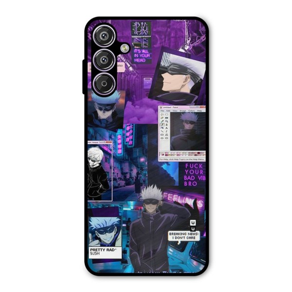 Gojo Quotes Bundle Metal Back Case for Galaxy F15