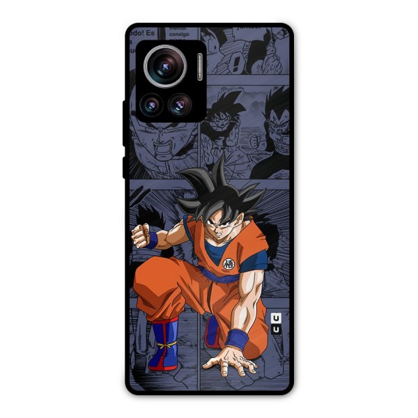 Goku Manga Art Metal Back Case for Motorola Edge 30 Ultra