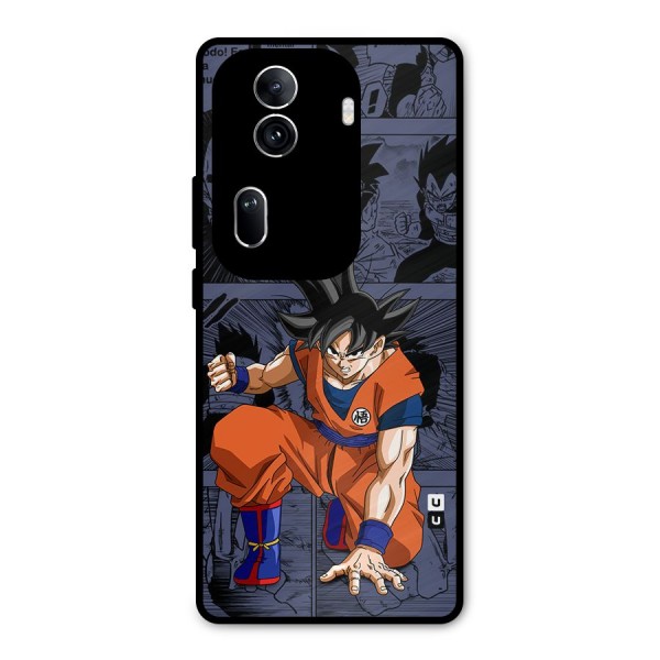 Goku Manga Art Metal Back Case for Oppo Reno11 Pro 5G