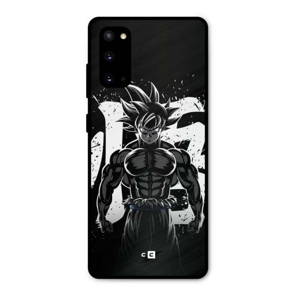 Goku Unleashed Power Metal Back Case for Galaxy S20