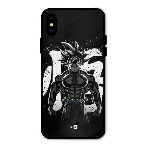 Goku Unleashed Power Metal Back Case for iPhone X