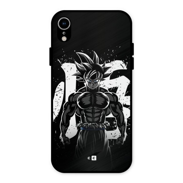 Goku Unleashed Power Metal Back Case for iPhone XR