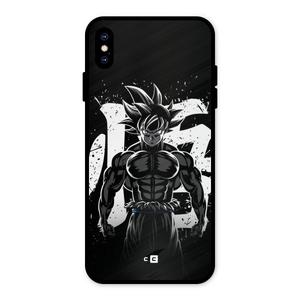 Goku Unleashed Power Metal Back Case for iPhone XS Max