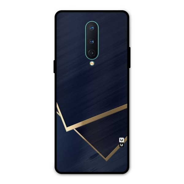 Gold Corners Metal Back Case for OnePlus 8