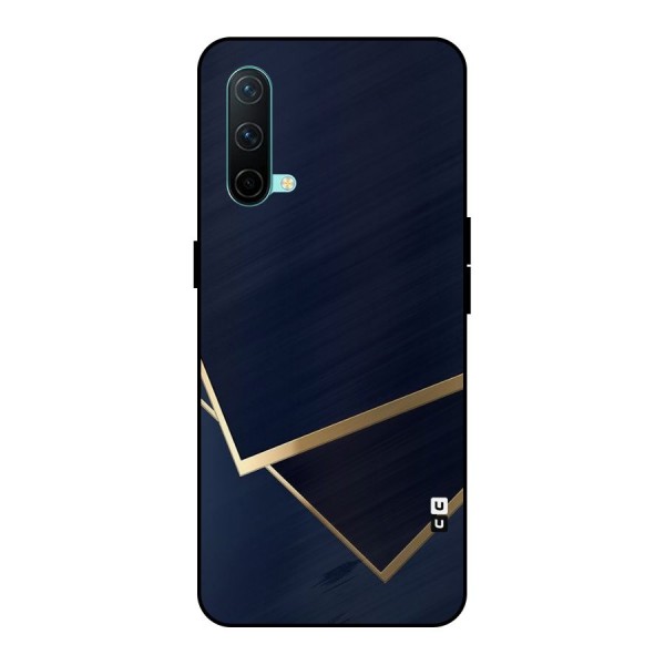 Gold Corners Metal Back Case for OnePlus Nord CE 5G