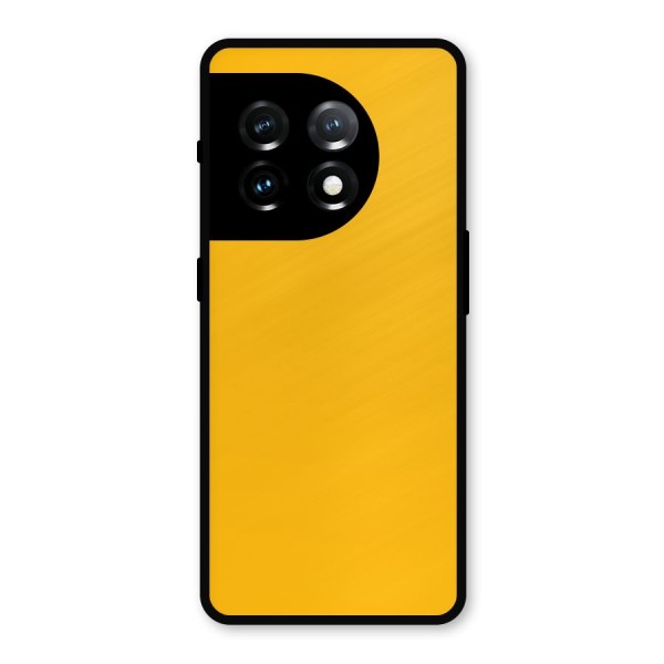 Gold Yellow Metal Back Case for OnePlus 11
