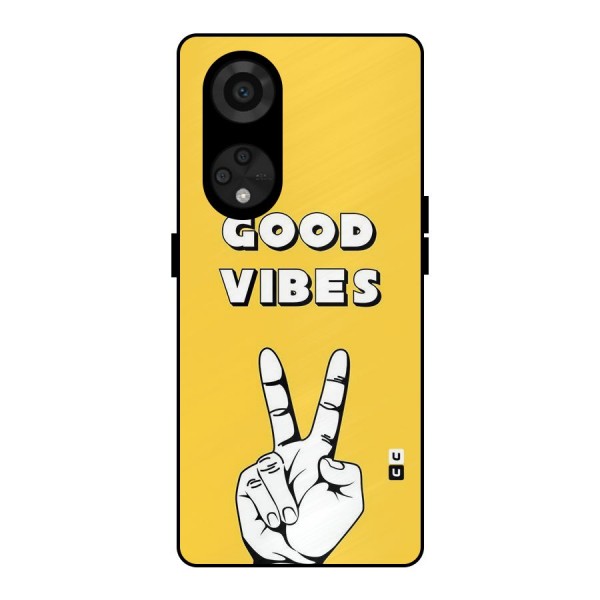 Good Vibes Victory Metal Back Case for Reno8 T 5G