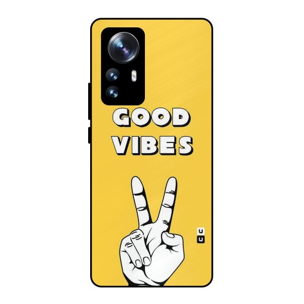 Good Vibes Victory Metal Back Case for Xiaomi 12 Pro