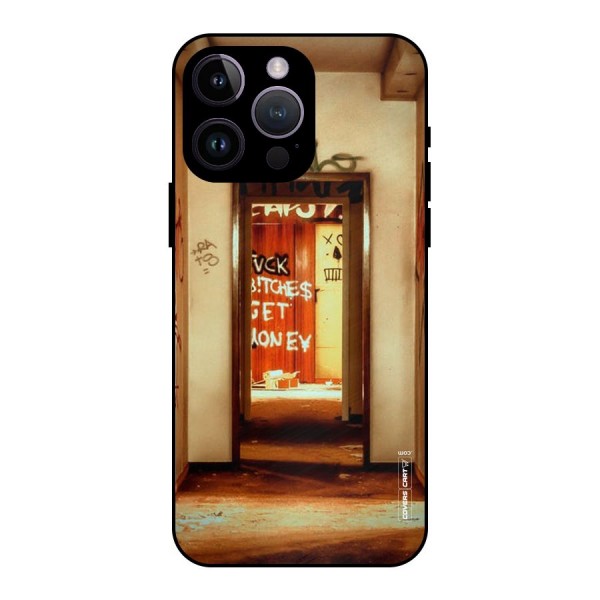 Grafitty Door Metal Back Case for iPhone 14 Pro Max