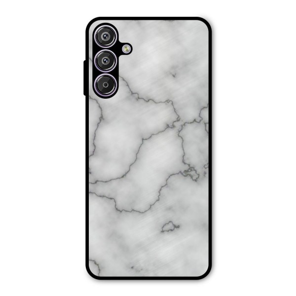 Grey Marble Metal Back Case for Galaxy F15
