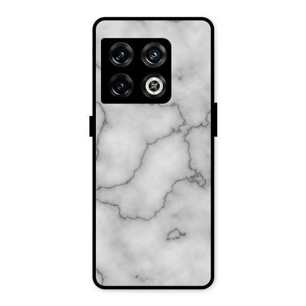 Grey Marble Metal Back Case for OnePlus 10 Pro 5G