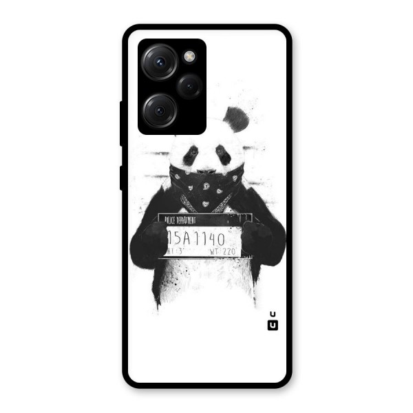 Guilty Panda Glass Back Case for Poco X5 Pro
