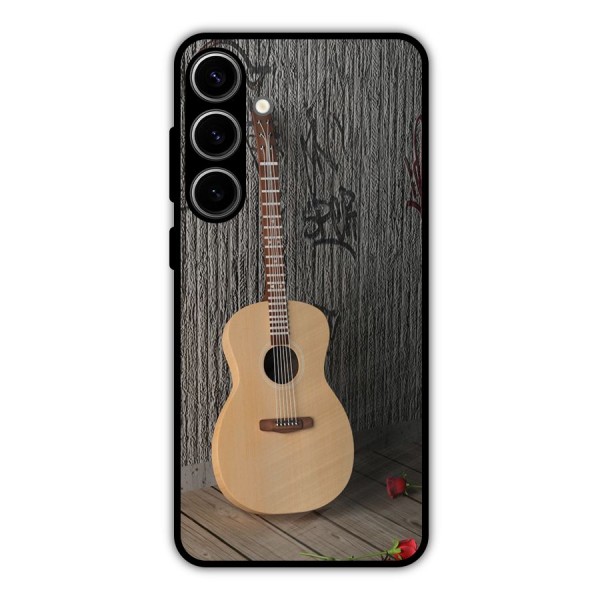 Guitar Classic Metal Back Case for Galaxy S24 Plus