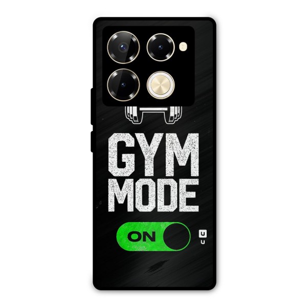 Gym Mode On Metal Back Case for Infinix Note 40 Pro