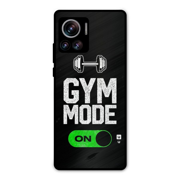 Gym Mode On Metal Back Case for Motorola Edge 30 Ultra