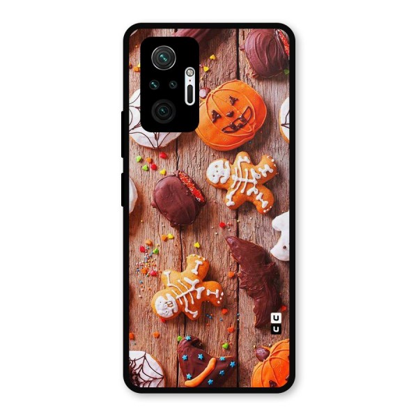 Halloween Chocolates Metal Back Case for Redmi Note 10 Pro