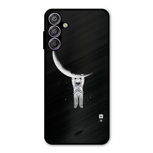 Hanging Astronaut Metal Back Case for Galaxy F15