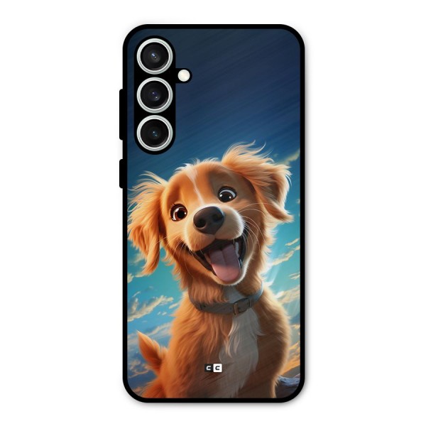 Happy Puppy Metal Back Case for Galaxy S23 FE