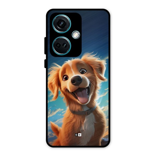 Happy Puppy Metal Back Case for OnePlus Nord CE 3 5G