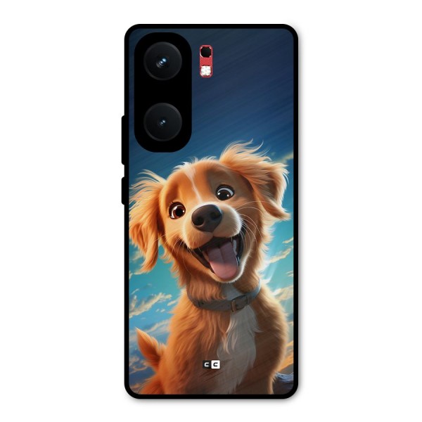 Happy Puppy Metal Back Case for iQOO Neo 9 Pro