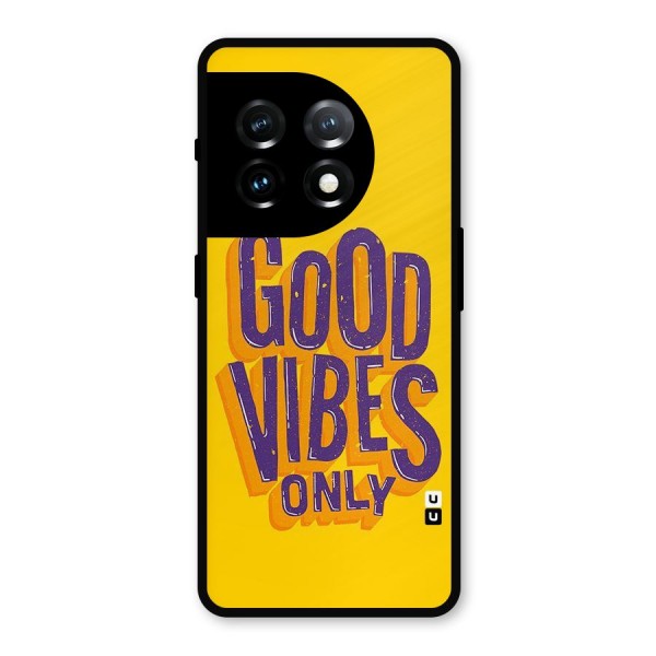 Happy Vibes Only Metal Back Case for OnePlus 11