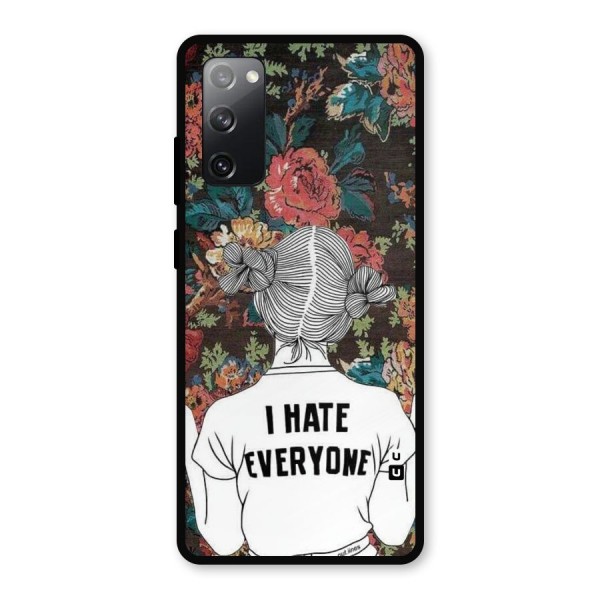 Hate Everyone Metal Back Case for Galaxy S20 FE