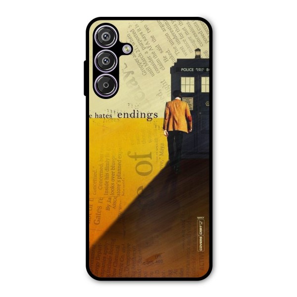 Hates Endings Metal Back Case for Galaxy F15