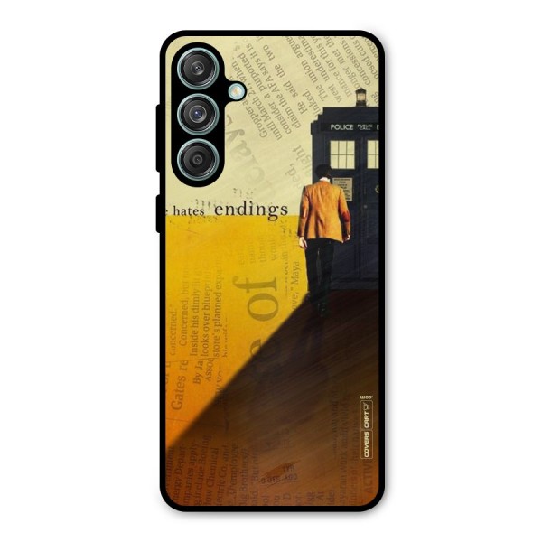 Hates Endings Metal Back Case for Galaxy M55 5G