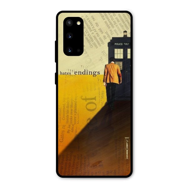 Hates Endings Metal Back Case for Galaxy S20