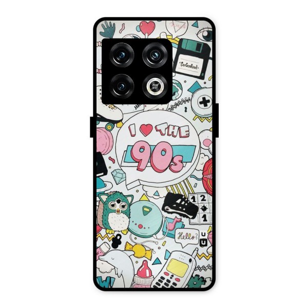 Heart 90s Metal Back Case for OnePlus 10 Pro 5G