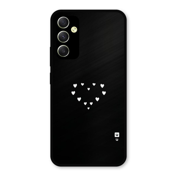 Heart of Hearts Metal Back Case for Galaxy A34