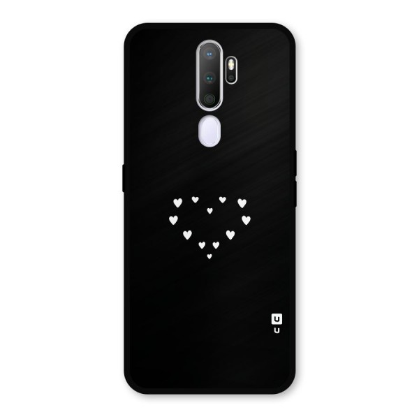 Heart of Hearts Metal Back Case for Oppo A9 (2020)