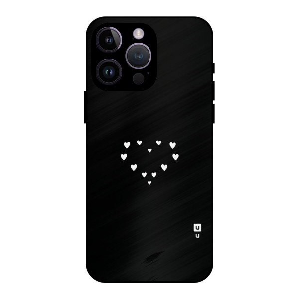 Heart of Hearts Metal Back Case for iPhone 14 Pro Max